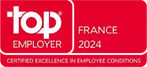 Logo Top employer - France 2024